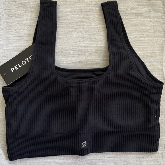 NWT, Peloton, Apparel, Seamless Square Neck Bra, Black XS/S - Picture 4 of 4